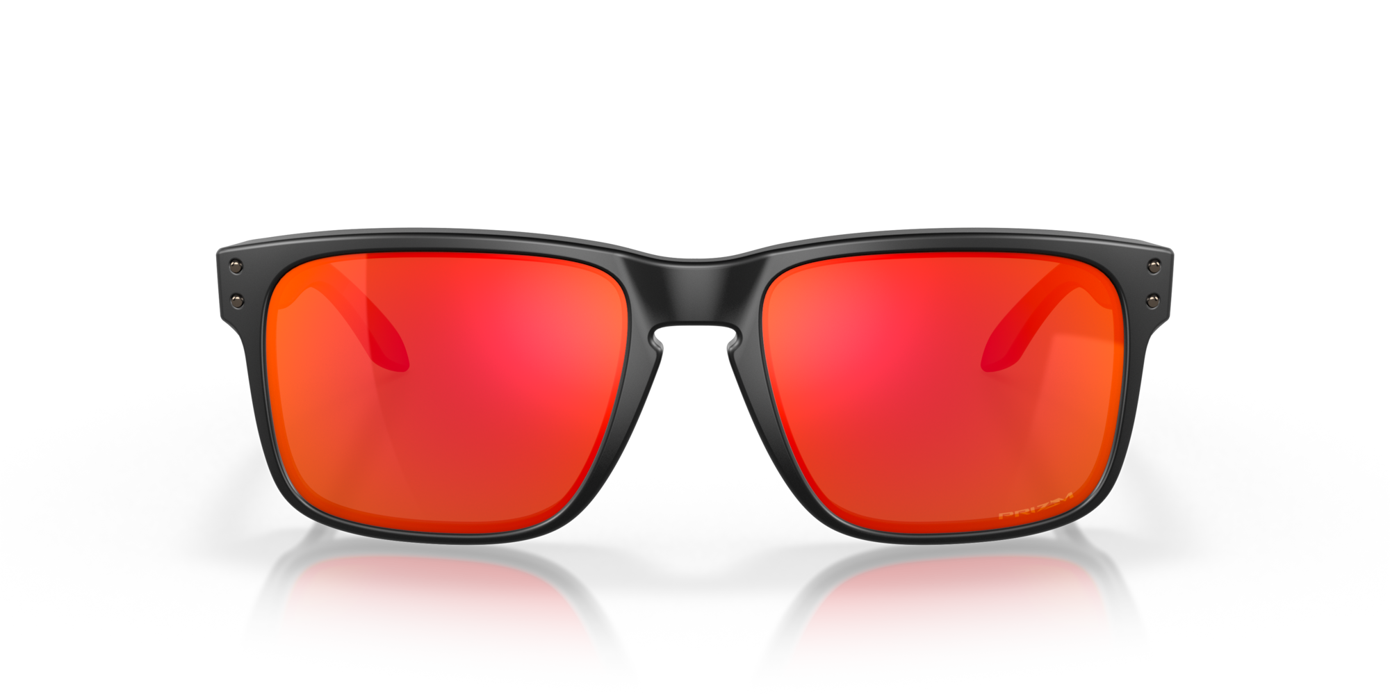 Oakley Holbrook Sunglasses - Matte Black Frame with Prizm Ruby Lenses | Polarized UV Protection | for Outdoor Sports, Driving & Everyday Wear