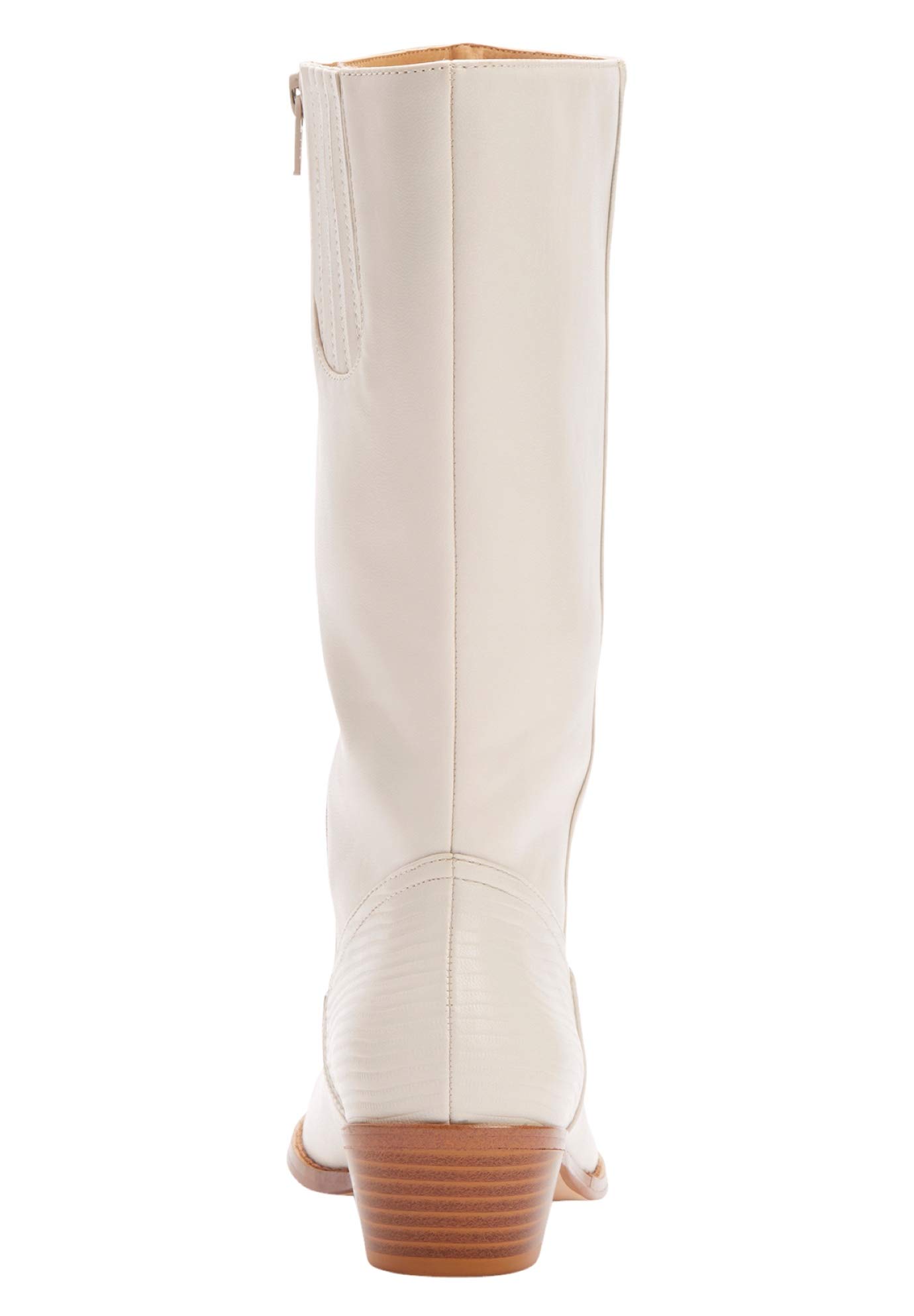 Comfortview Women's Wide Width The Larke Wide Calf Boot - Stylish & Comfortable Knee High Boots for Wide Calves | Perfect for Work, Office & Winter Outfits