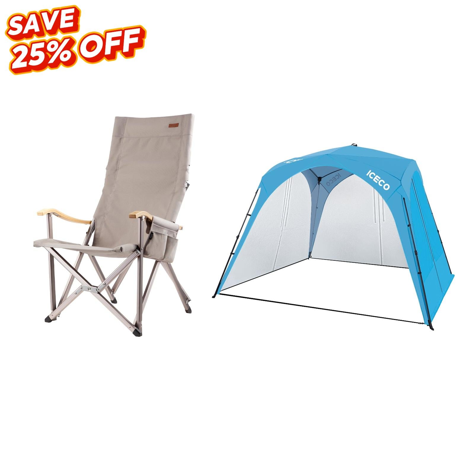 Hi1600L-Grey+Canopy Tent