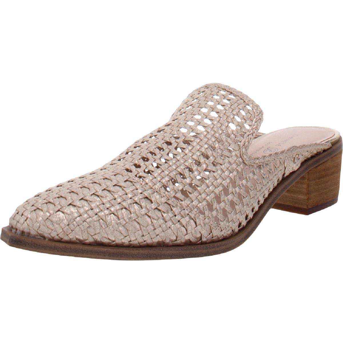 Chinese Laundry Women's Woven Mule Fashion Boots - Comfortable Slip-On Ankle Booties for Casual Outfits & Fall/Winter Style
