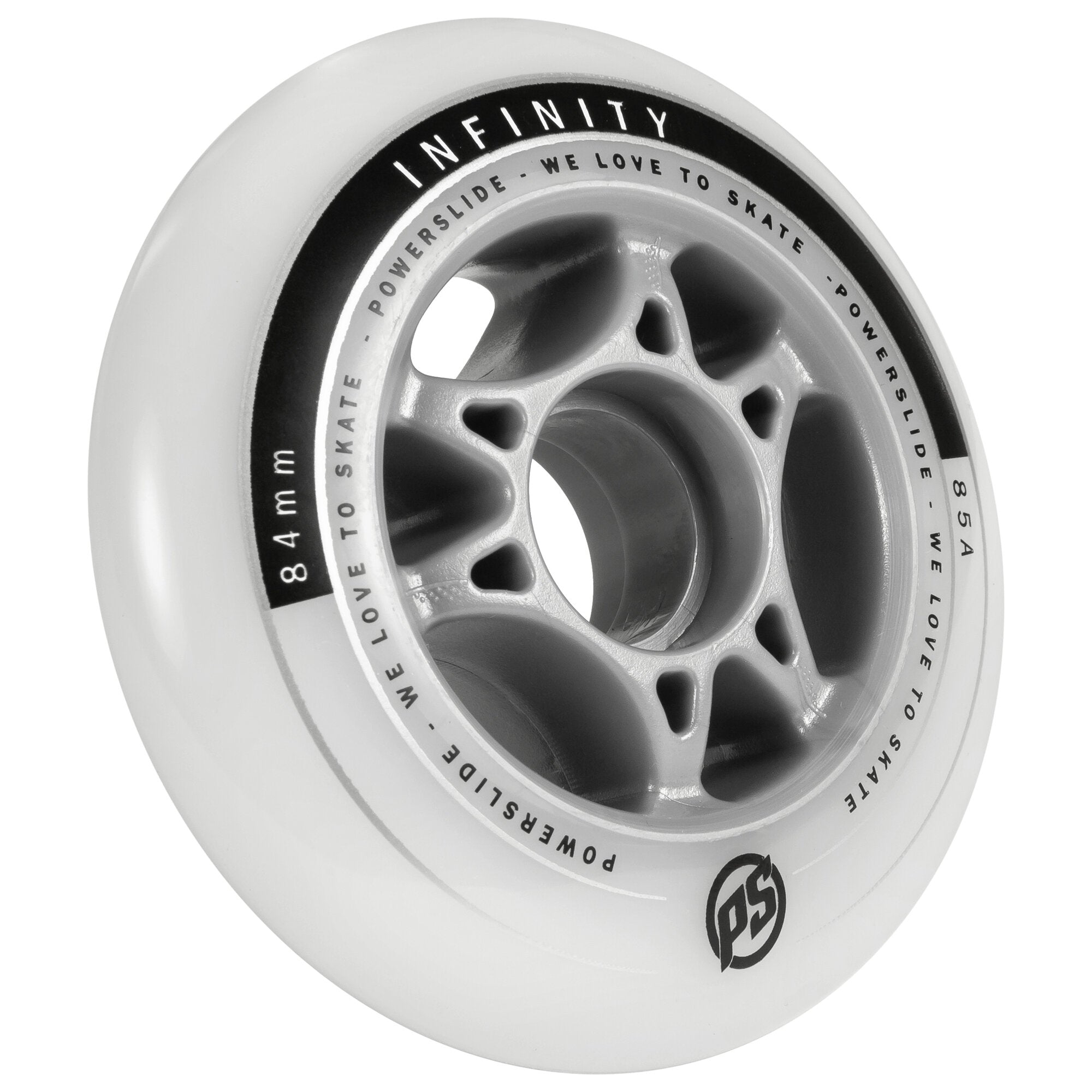 Infinity 84/85A Skateboard Wheels - 4 Pack Set for Smooth Riding & Tricks - Perfect for Street Skating & Park Performance
