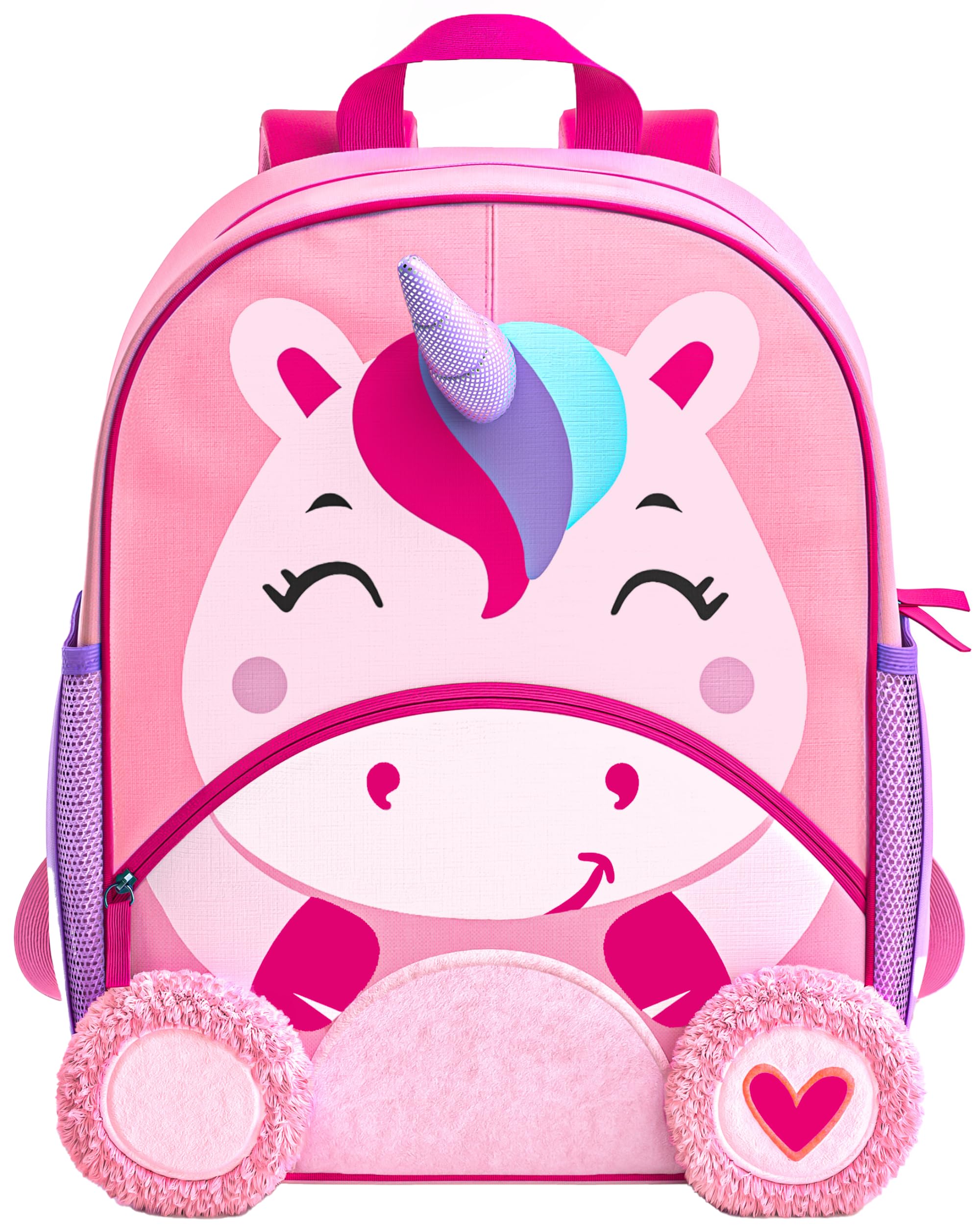 **Move2Play Unicorn Toddler Backpack for Boys & Girls Ages 2-5 | Small Preschool & Kindergarten Book Bag | Cute School Backpack for Kids | Perfect for Daycare, Travel & Outdoor Adventures**