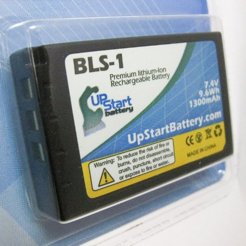 2 Pack Replacement Battery & Charger for Olympus Pen E-PL1 - Compatible with BLS-1 Digital Camera (1150mAh 7.4V Li-ion) with Car & EU Adapters - Perfect for Travel Photography and Backup Power