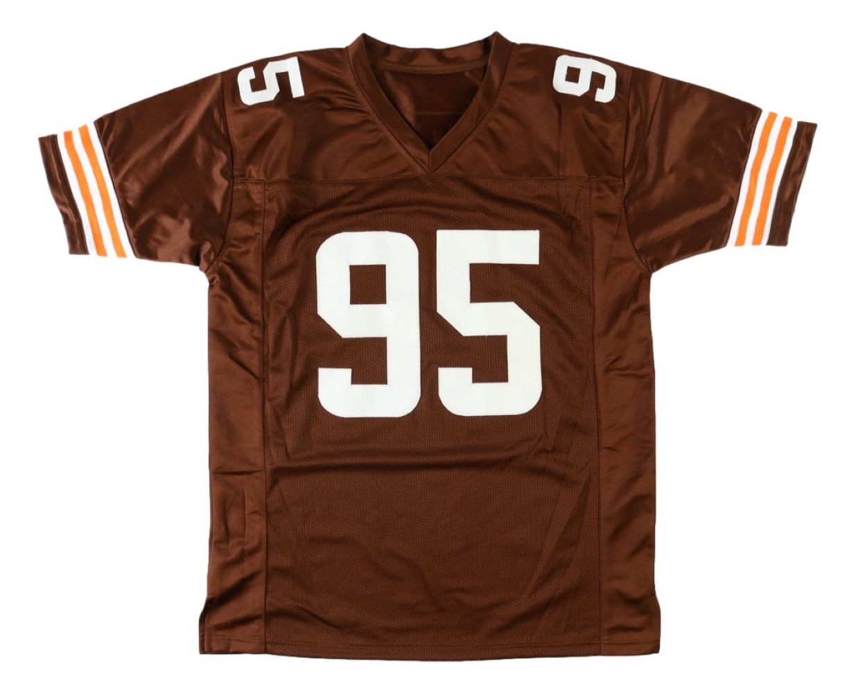 Authentic Myles Garrett Cleveland Browns Signed Football Jersey - Limited Edition Collectible for Fans & Memorabilia Enthusiasts - Perfect for Game Day, Display, and Gifting