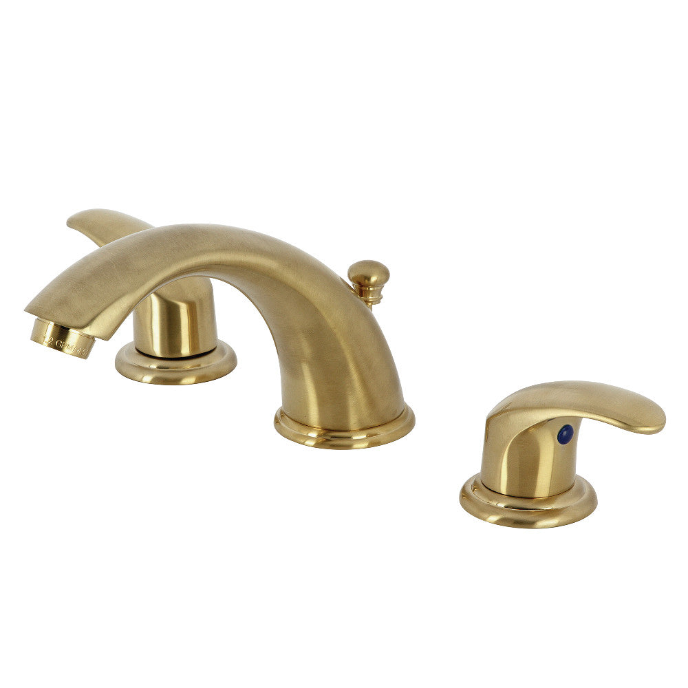 Kingston Brass KB6964LL Legacy Widespread Bathroom Faucet - Modern 3-Hole Bathroom Sink Faucet with High Arc Spout for Vanity, Powder Room & Guest Bathroom