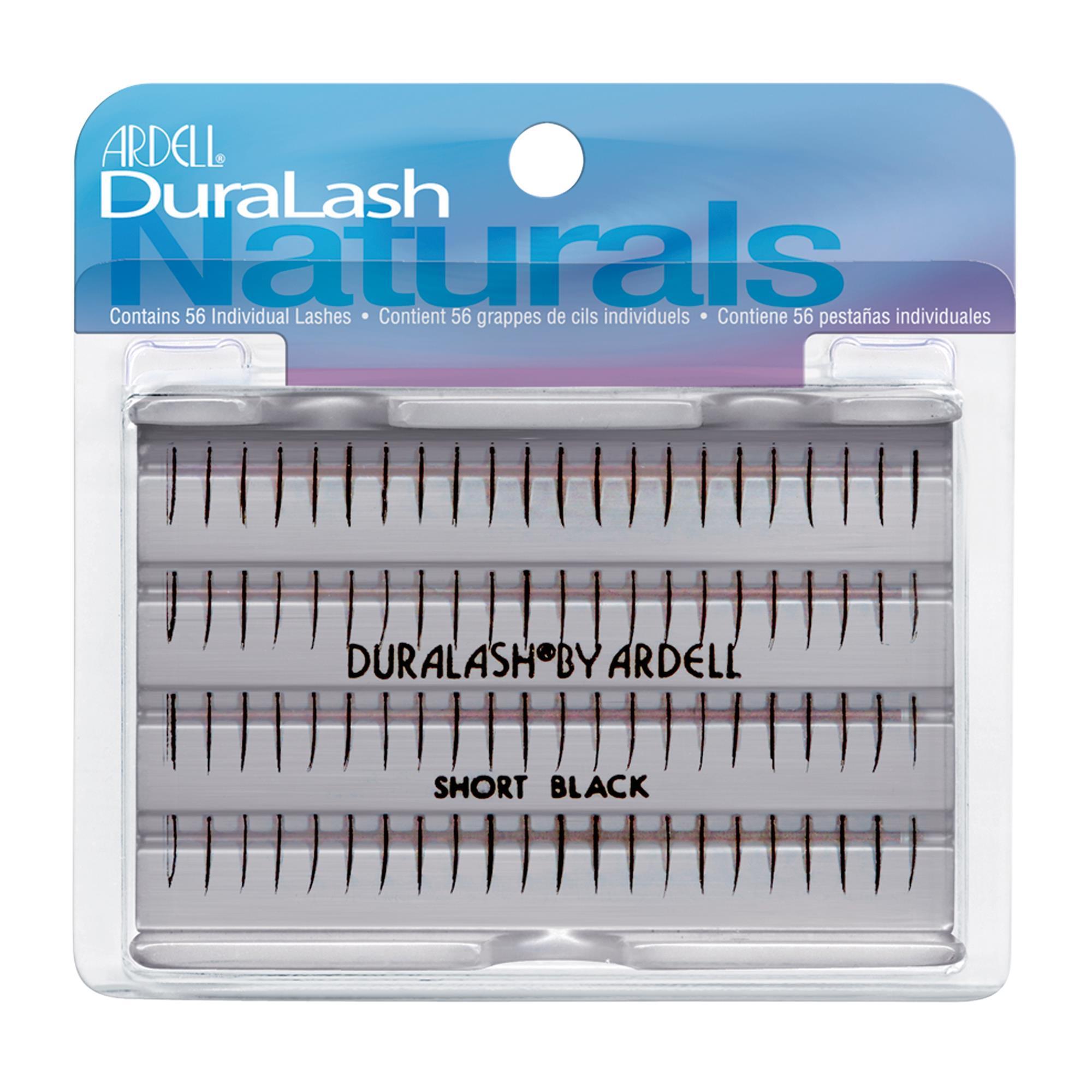 Ardell DuraLash Regular Individual False Eyelashes - Black Short Lashes for Natural Look | Perfect for Daily Wear, Special Occasions & Photo Shoots