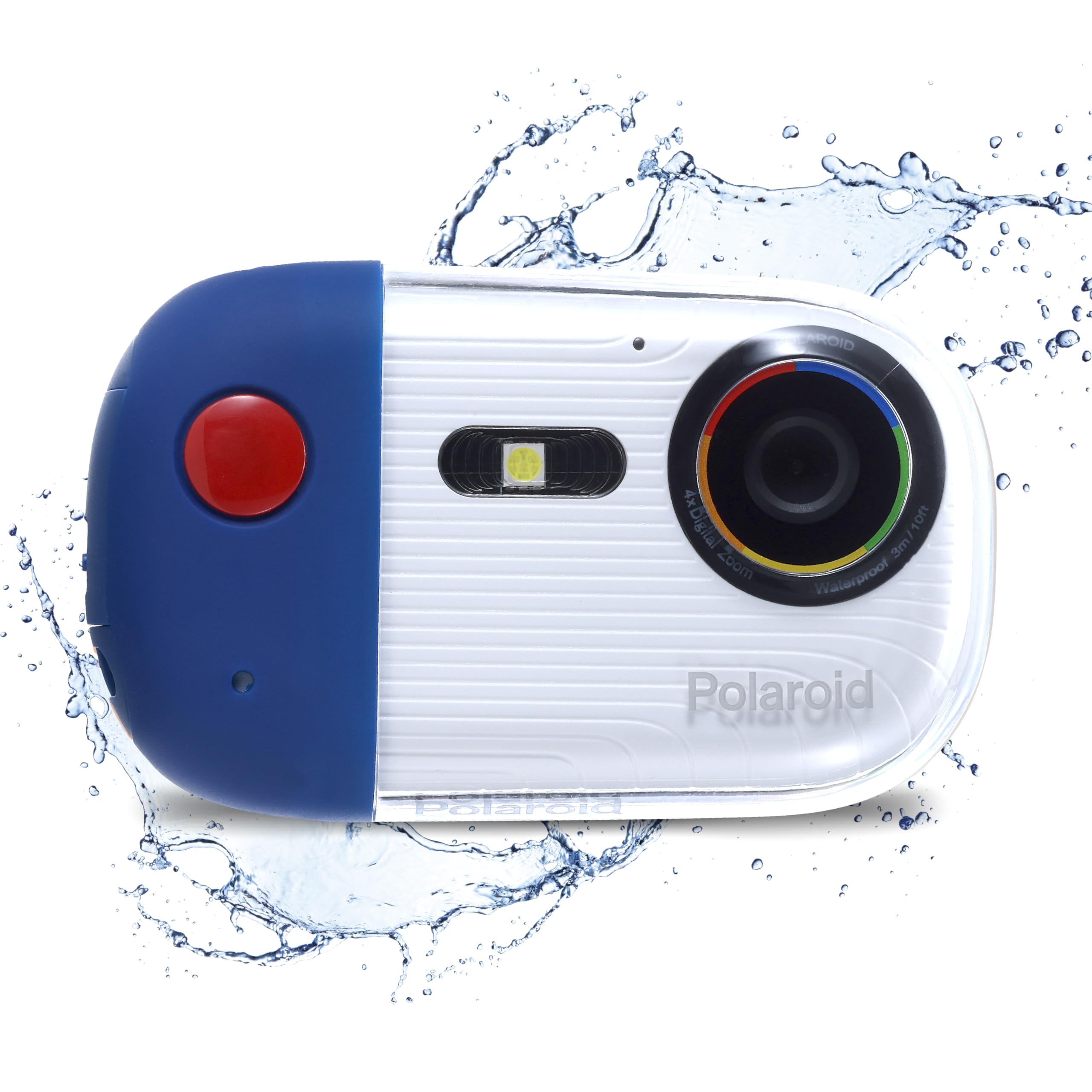 **Polaroid 18MP 4K UHD Waterproof Underwater Camera – Rechargeable Digital Camera for Snorkeling, Diving, and Beach Adventures – Perfect for Capturing Stunning Underwater Photos & Videos**