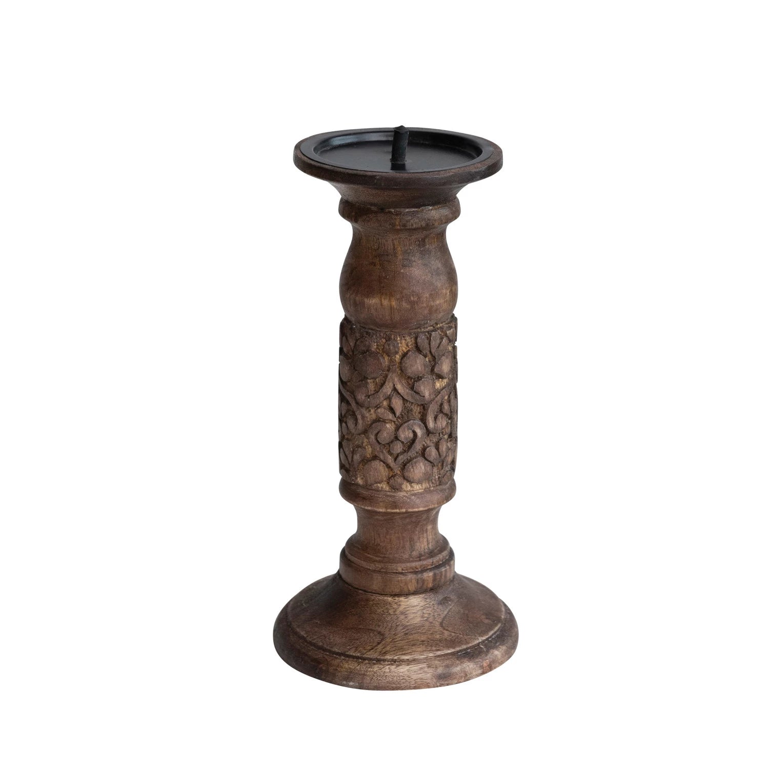 Hand Carved Wooden Candle Holder - Elegant Home Decor for Dining Table, Wedding Centerpiece, and Romantic Ambiance Lighting