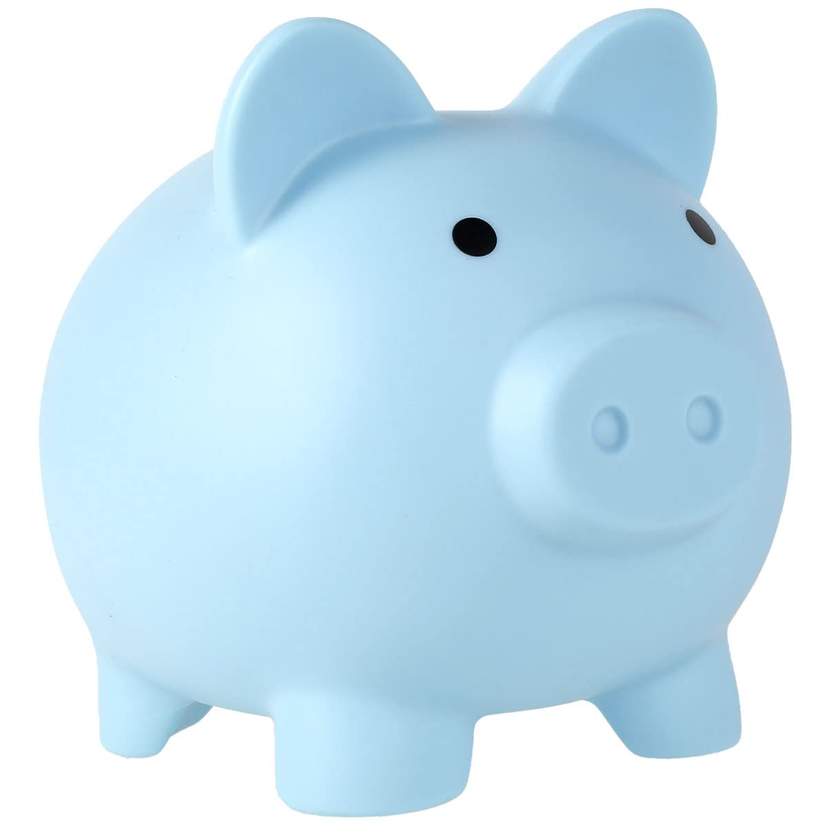 Dznils Unbreakable Shatterproof Piggy Bank for Kids - Large Capacity Money Box for Saving Coins & Cash - Develop Good Saving Habits - Perfect for Kids' Allowance, Birthday Gifts & Financial Education (Blue)