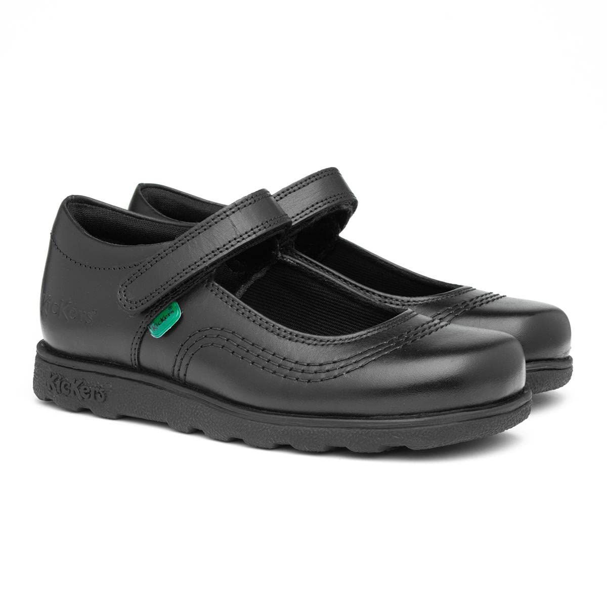 Kickers Fragma Pop Girls' School Shoes - Comfortable & Stylish for Everyday Wear, Classroom, and Playtime