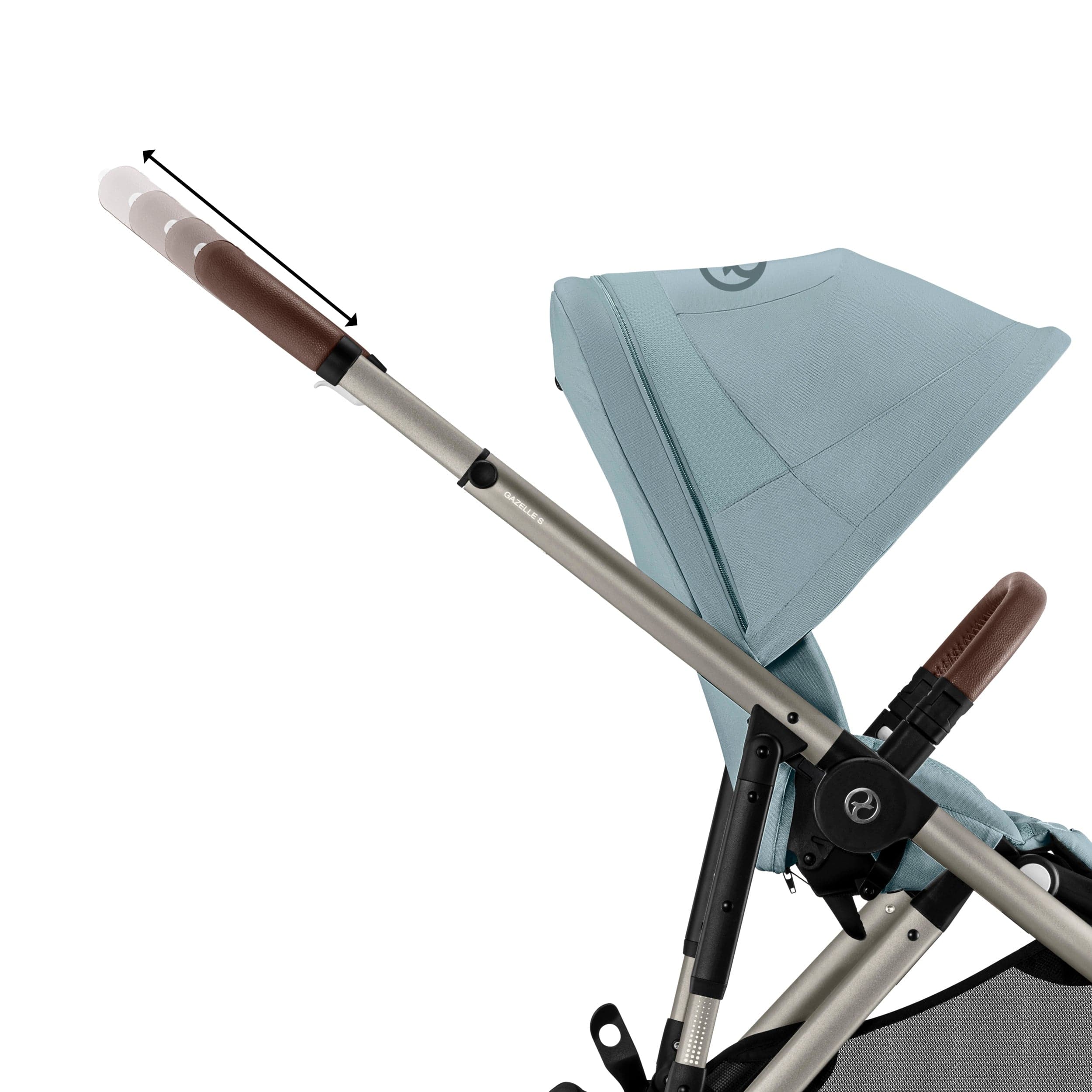 Cybex Gazelle S 2 Stroller - Lightweight Travel Stroller for Toddlers & Infants | Compact Foldable Design with Adjustable Seat | Perfect for Shopping, Travel & Daily Walks