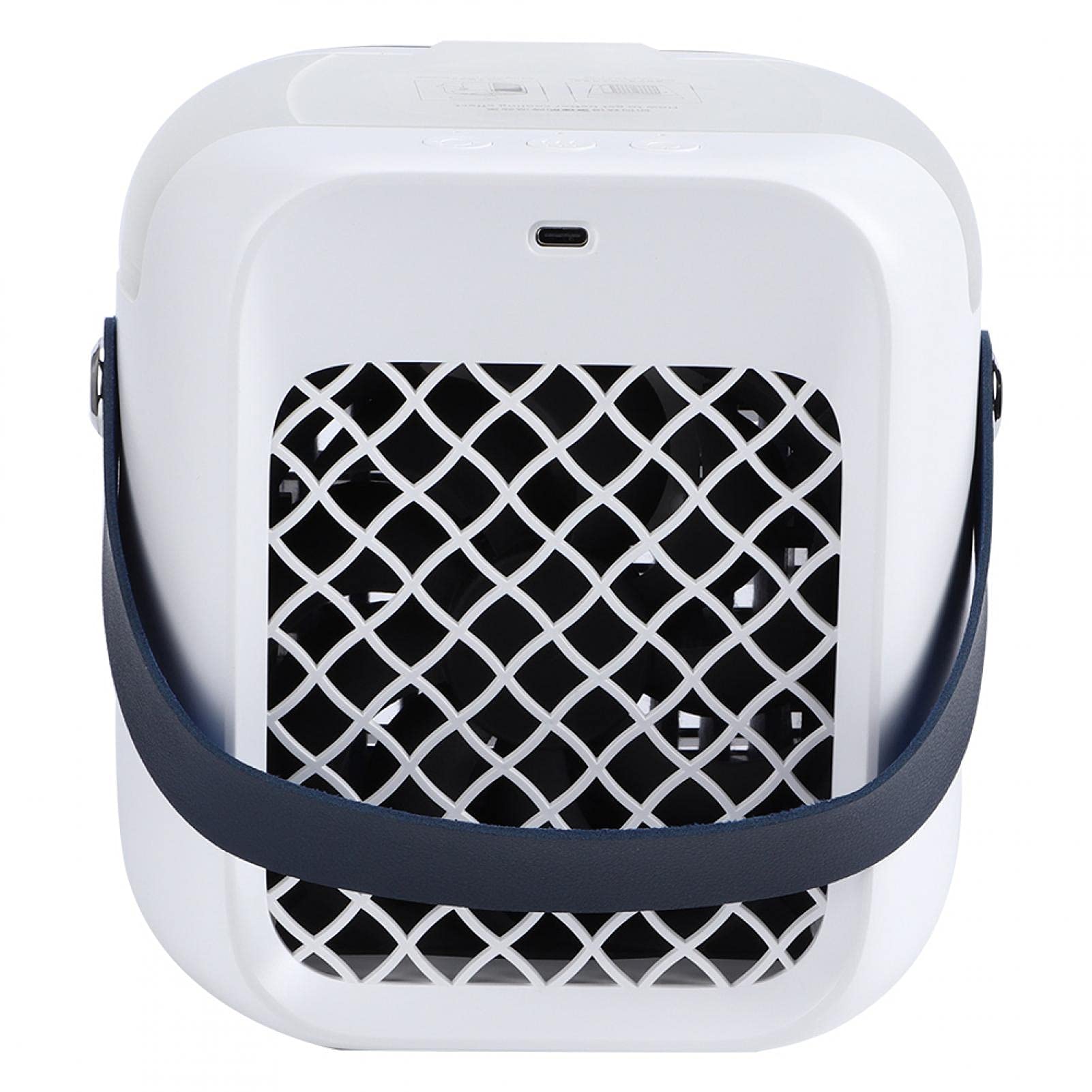 Uxsiya Mini Air Cooler - Portable USB Desktop Fan for Home, Office & Dining Table - Quiet Cooling with Insect Protection (Blue) | Perfect for Bedroom, Study & Outdoor Use