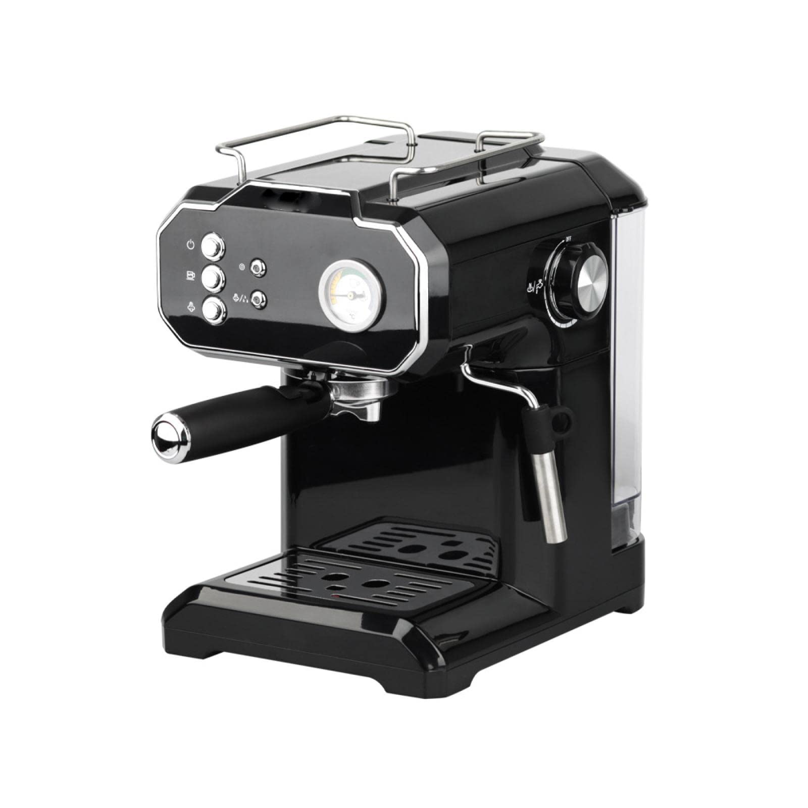 Semi-Automatic Espresso Coffee Machine with Milk Frother - Electric Home & Commercial Coffee Maker for Barista-Style Drinks | Perfect for Kitchen, Office, and Cafe Use