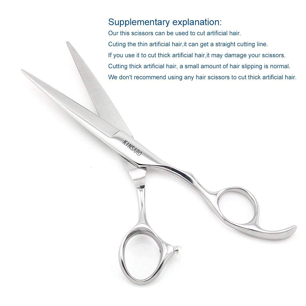 Professional 6 Inch Hair Cutting Scissors & Thinning Shears Set - Barber & Hairdressing Scissors by Kinsaro - Perfect for Salon Stylists & Home Haircuts