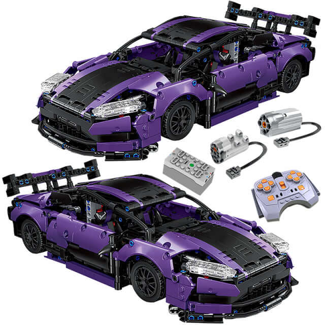 Aston Martin GT3 Building Block Set - 1266pcs CACO BLOCK Model Kit for Adults & Teens | Collectible Sports Car Toy for Display, Gift, and Racing Enthusiasts