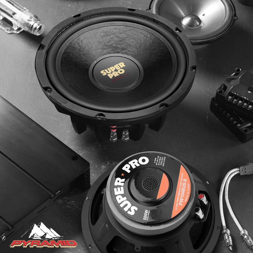 8 Ohm 10-Inch 45 Oz Magnet Subwoofer - High Power Bass Speaker for Car Audio, Home Theater & DJ Systems