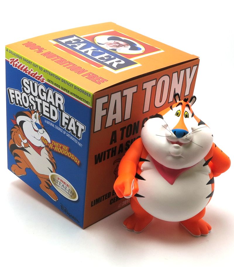 Fat Tony Ron English Pop Art Collectible Figurine – Limited Edition Vinyl Toy for Art Lovers & Collectors | Perfect for Home Display, Office Decor, and Gift Giving