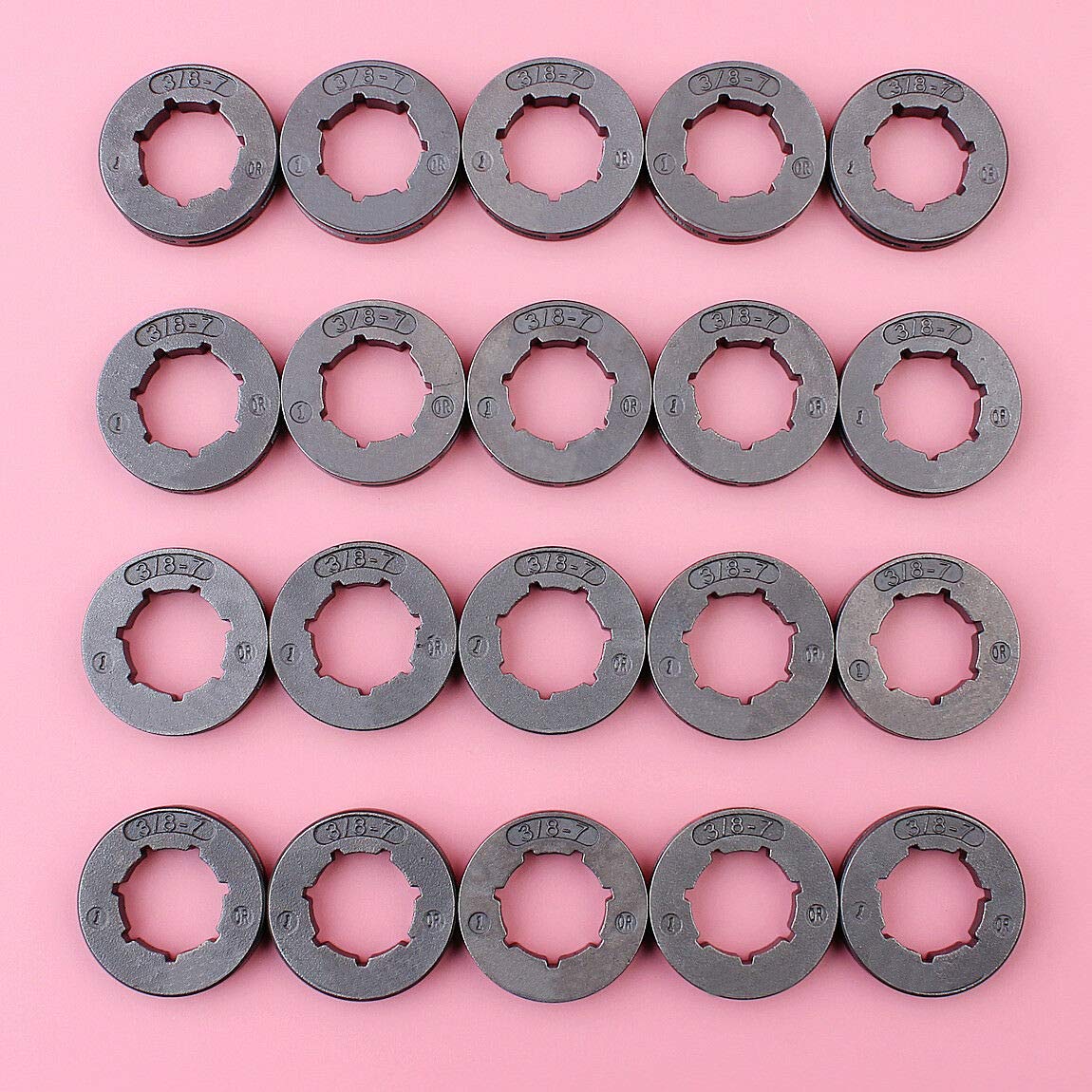 Stihl 028 029 034 036 039 MS390 Chainsaw Replacement Sprocket Rim - 3/8-7 Tooth 19mm (Oregon 1872) - Compatible with Wood Cutting, Tree Trimming & Forestry Work