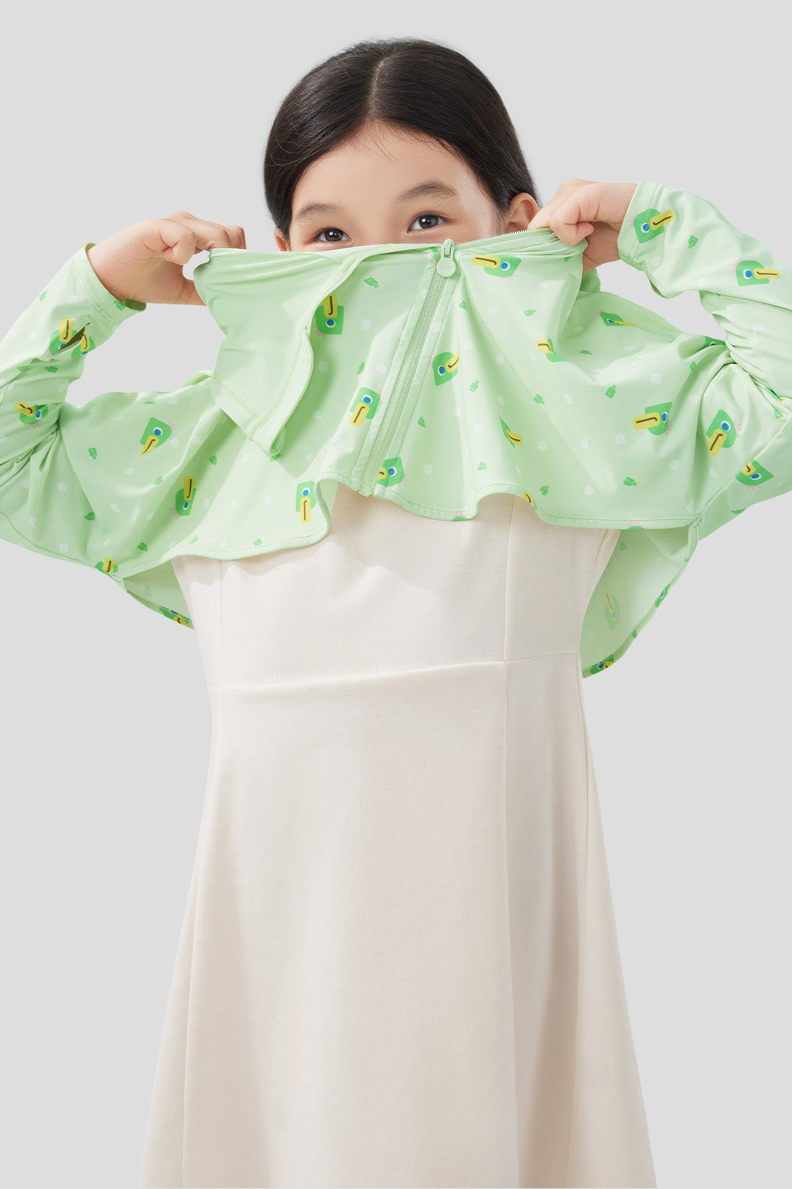 Icecape UPF50+ Kids Sun Protection Jacket - Lightweight UV Blocking Water-Resistant Jacket for Outdoor Activities, Beach, Hiking & Playtime