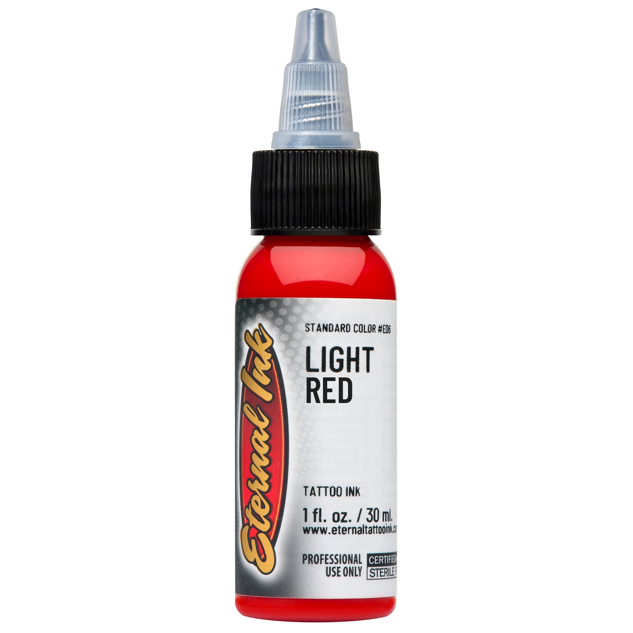 Eternal Light Red Ink - Premium Waterproof Calligraphy Ink for Artists, Tattoo & Crafting - Perfect for Drawing, Painting, Signature & DIY Projects