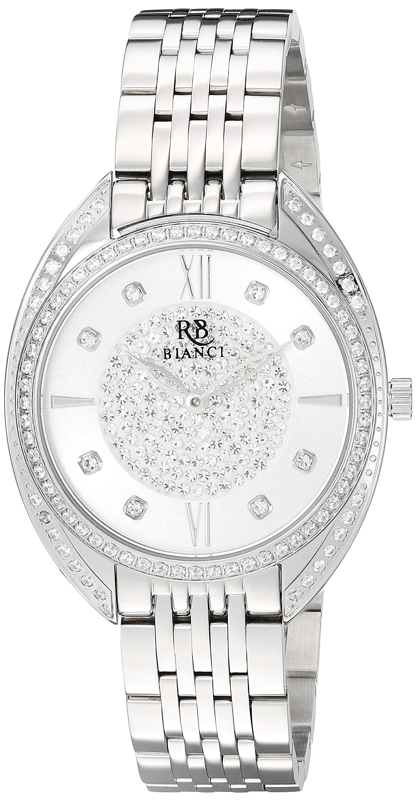 Roberto Bianchi RB0210 Aveta Women's Silver Analog Quartz Watch - Elegant Timepiece for Office, Party & Everyday Wear