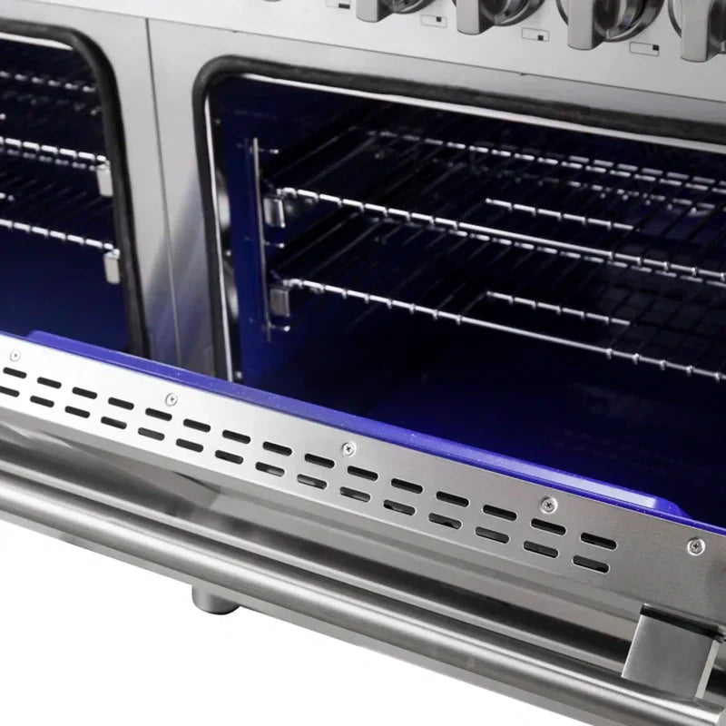 FORNO Massimo 60 Inch Freestanding Dual Fuel Range - Stainless Steel FFSGS6125 | 60