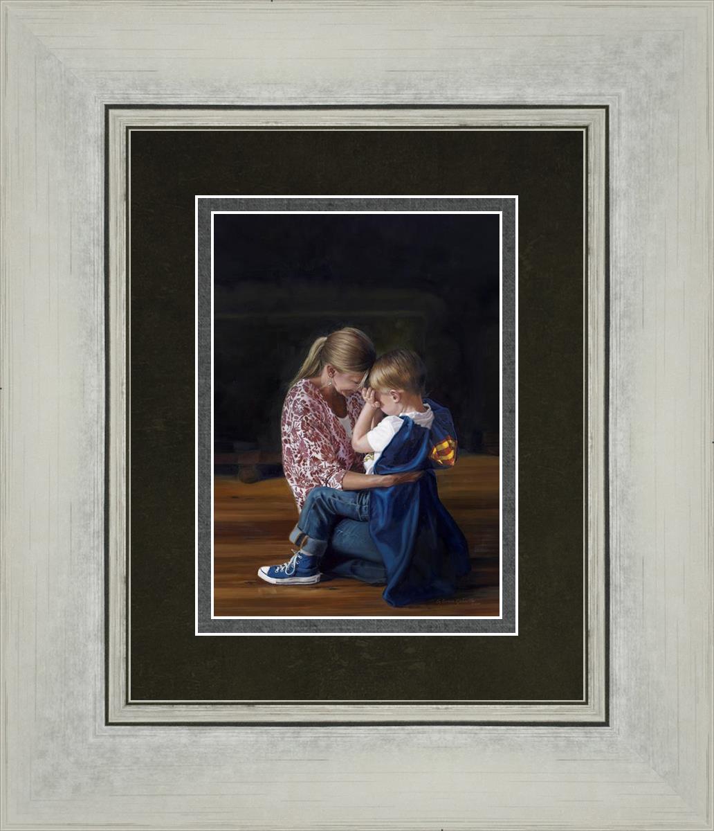 Even Superman Needs A Mom - Inspirational Art Print by Liz Lemon Swindle - Perfect for Mother's Day Gifts & Home Decor