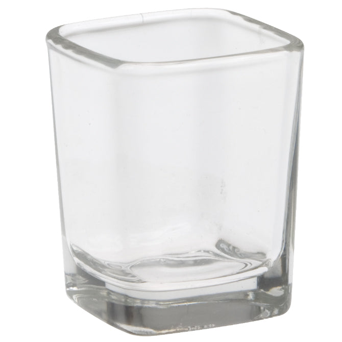 2.25 oz Square Mini Glass Jars - 72 Pack Bulk Set for Spices, Herbs, Crafts & DIY Storage | Airtight Containers for Kitchen, Bathroom & Office Organization