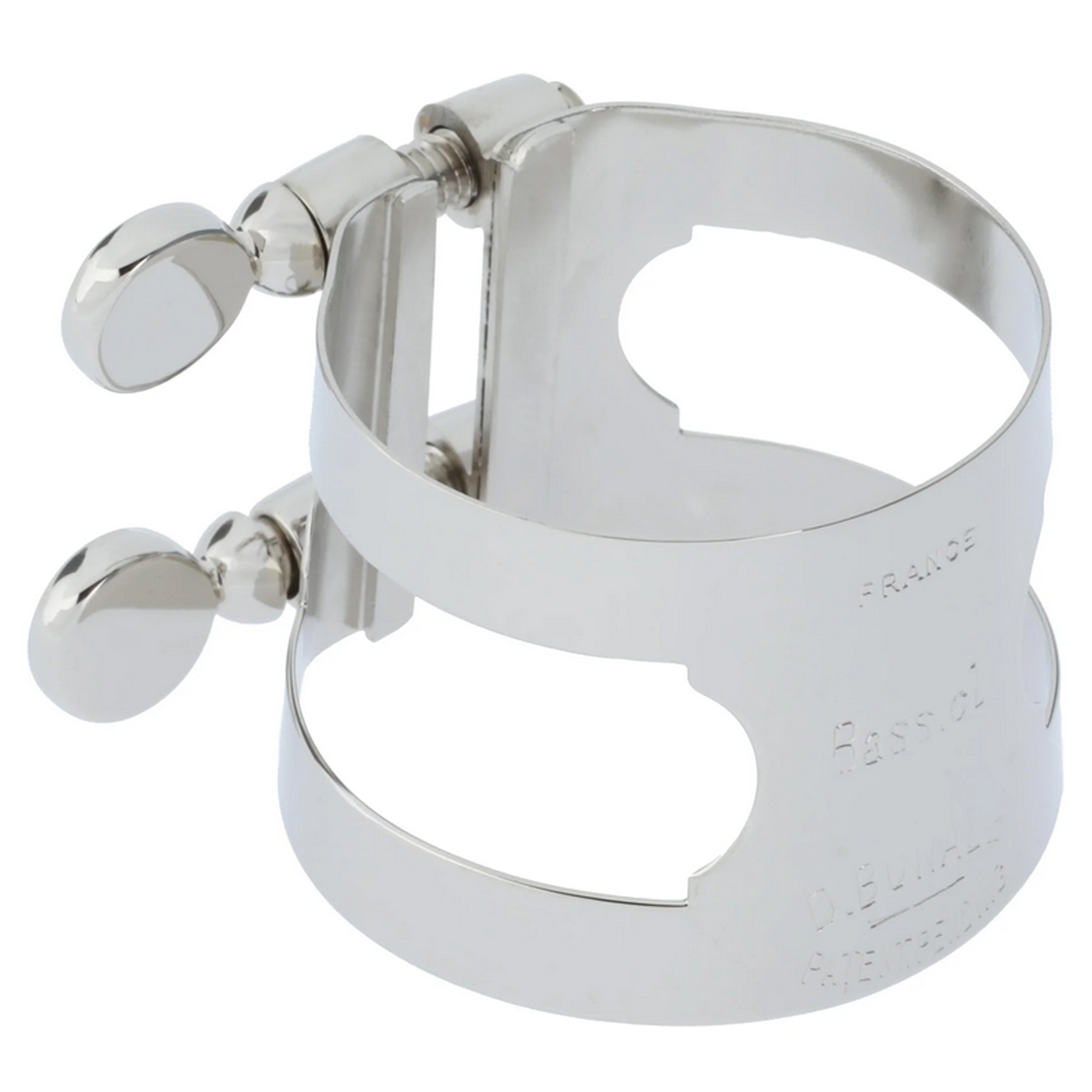 Bonade 2253 Bass Clarinet Ligature Nickel - Premium Clarinet Accessory for Professional Musicians & Students - Perfect for Jazz, Classical & Band Performances