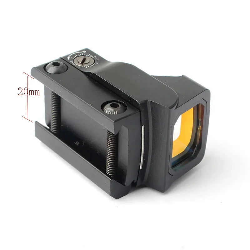 Tactical 550 Red Dot RMR Mini Reflex Sight with Glock Mount | 3MOA Holographic Scope for Airsoft Pistols | Perfect for Target Shooting, Home Defense & Tactical Training
