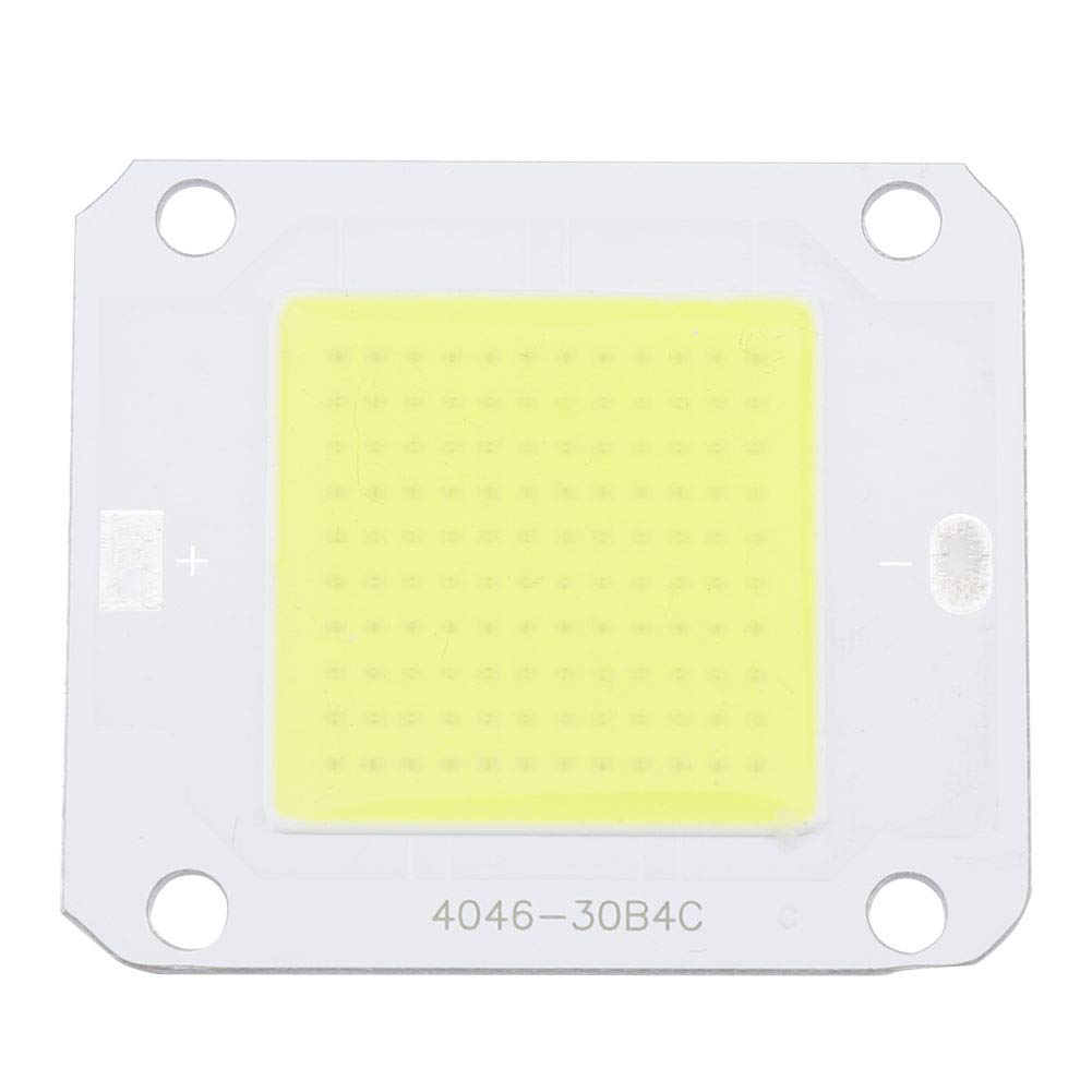 50W COB LED Panel Light - 12V DC Projection Light Source, 6500K Cold White LED Chip for Stage Lighting, Photography, and Floodlighting