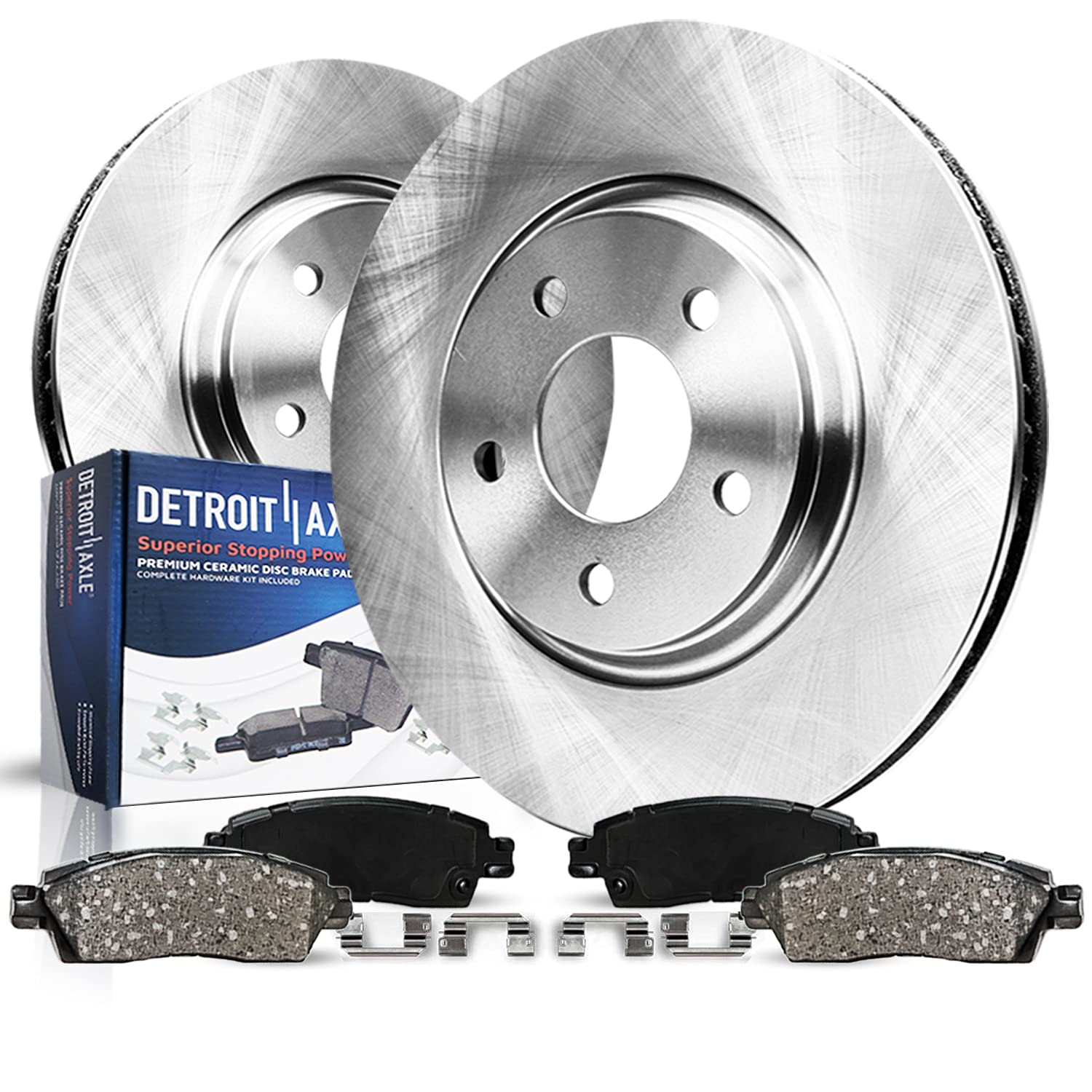 Detroit Axle Front Brake Kit for Dodge Challenger Charger Magnum Chrysler 300 - 13.58