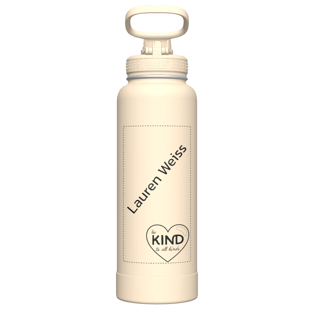 40oz Leak-Proof Bottle Spout Lid for Oat Milk - Customizable & BPA-Free - Perfect for Smoothies, Coffee, and On-the-Go Hydration