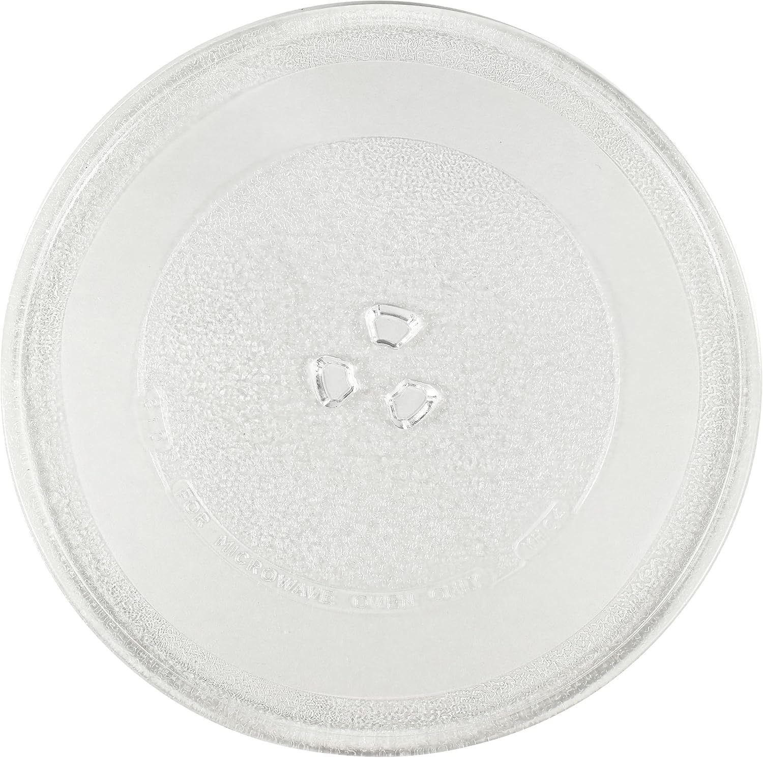 HQRP 10 Inch Microwave Turntable Plate - Durable Glass Rotating Tray for Microwave Oven - Perfect for Even Heating, Defrosting, and Cooking Meals