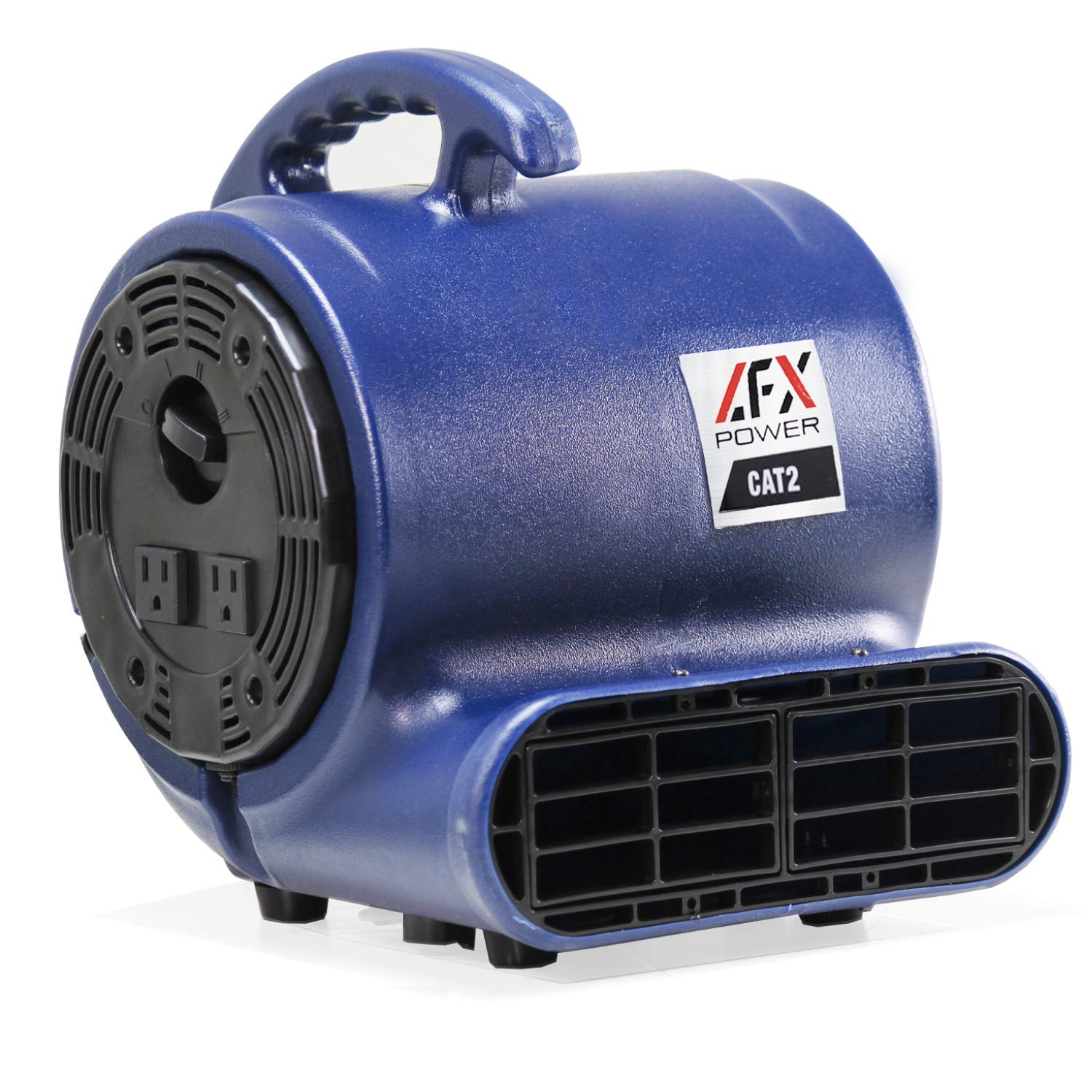 AFX POWER CAT 2 Air Mover Blower - 1/3 HP High-Velocity Carpet Dryer & Floor Fan for Water Damage Restoration, Janitorial Cleaning - Quickly Dries Spills, Leaks & Floods - Ideal for Home, Office & Commercial Use After Water Damage