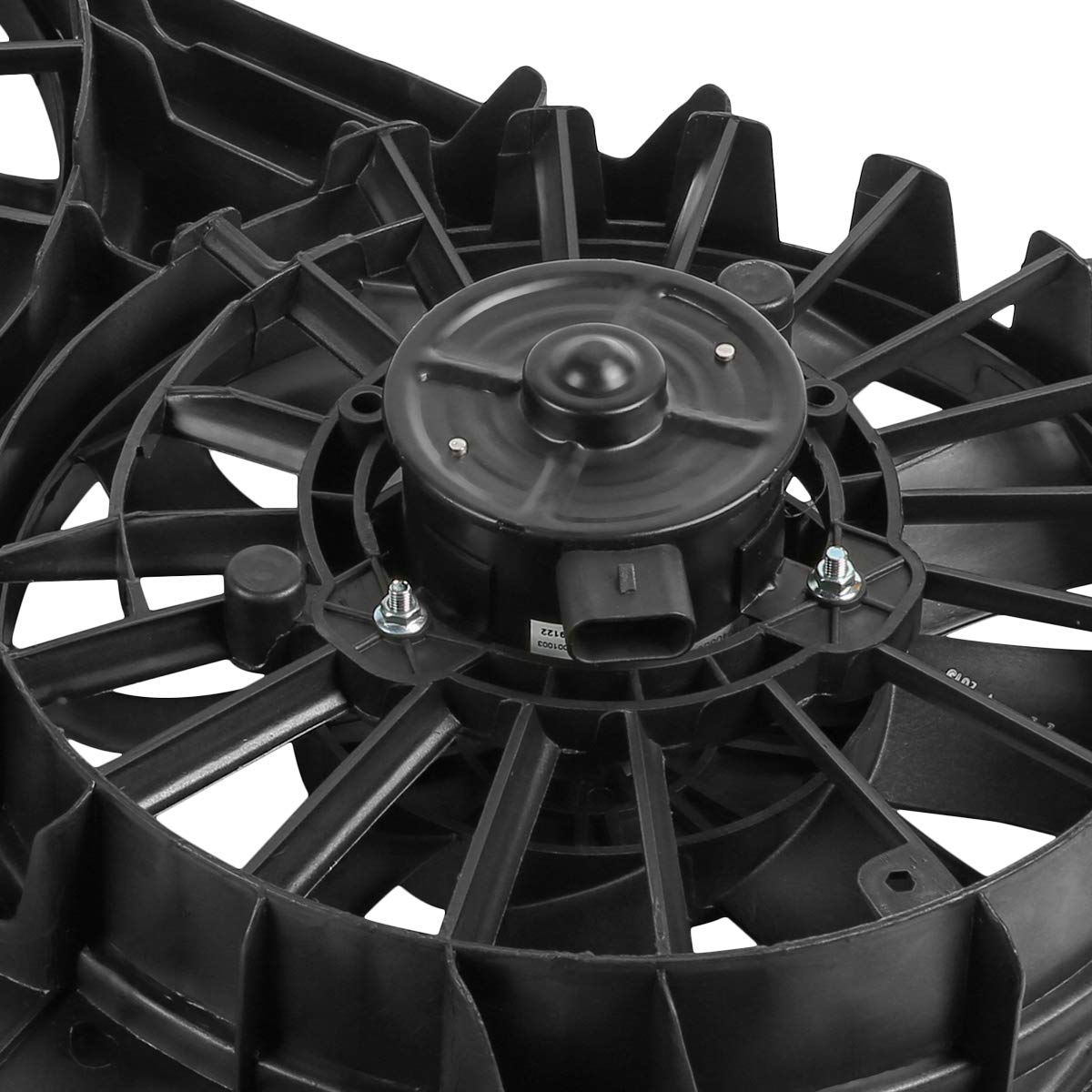 GM3115178 OE Style Radiator Cooling Fan Assembly Compatible with Chevy Malibu Pontiac G6 Saturn Aura 2.2L 2.4L 3.5L (2004-2012) - Perfect for Engine Overheating Prevention & Summer Driving