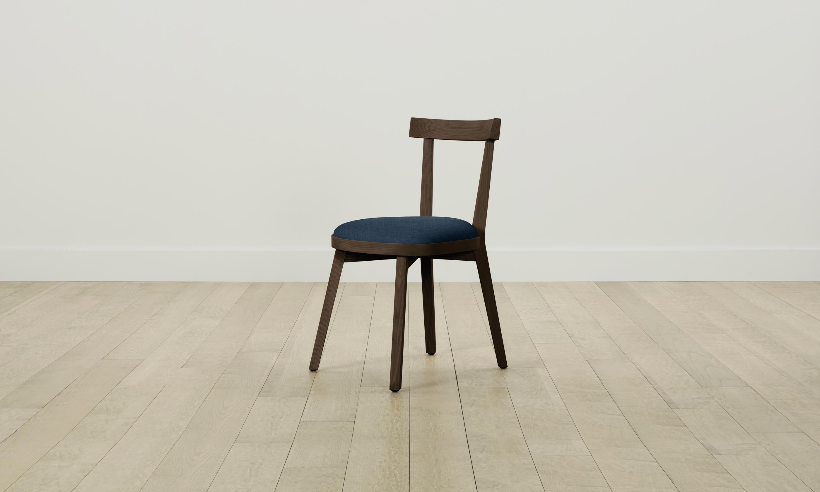 Allen Dining Chair - Performance Linen Weave Bay Fabric Upholstered Seat - Modern Kitchen & Dining Room Furniture for Home & Restaurant Use