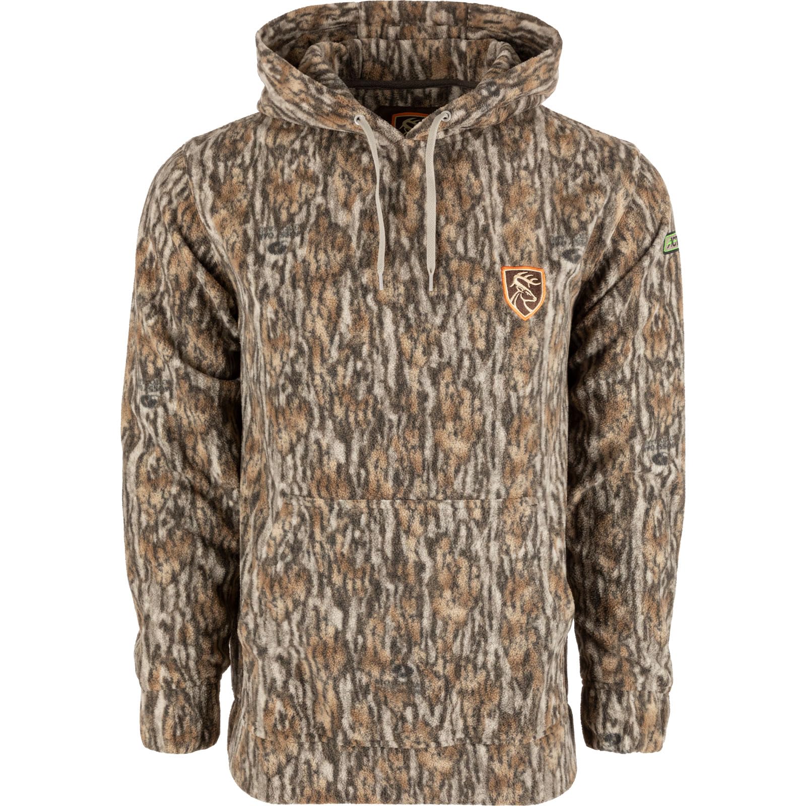 Drake Waterfowl Midweight Storm Front Fleece Hoodie for Men - Waterproof Hunting Jacket with Windproof Technology - Perfect for Outdoor Adventures, Camping & Cold Weather Activities
