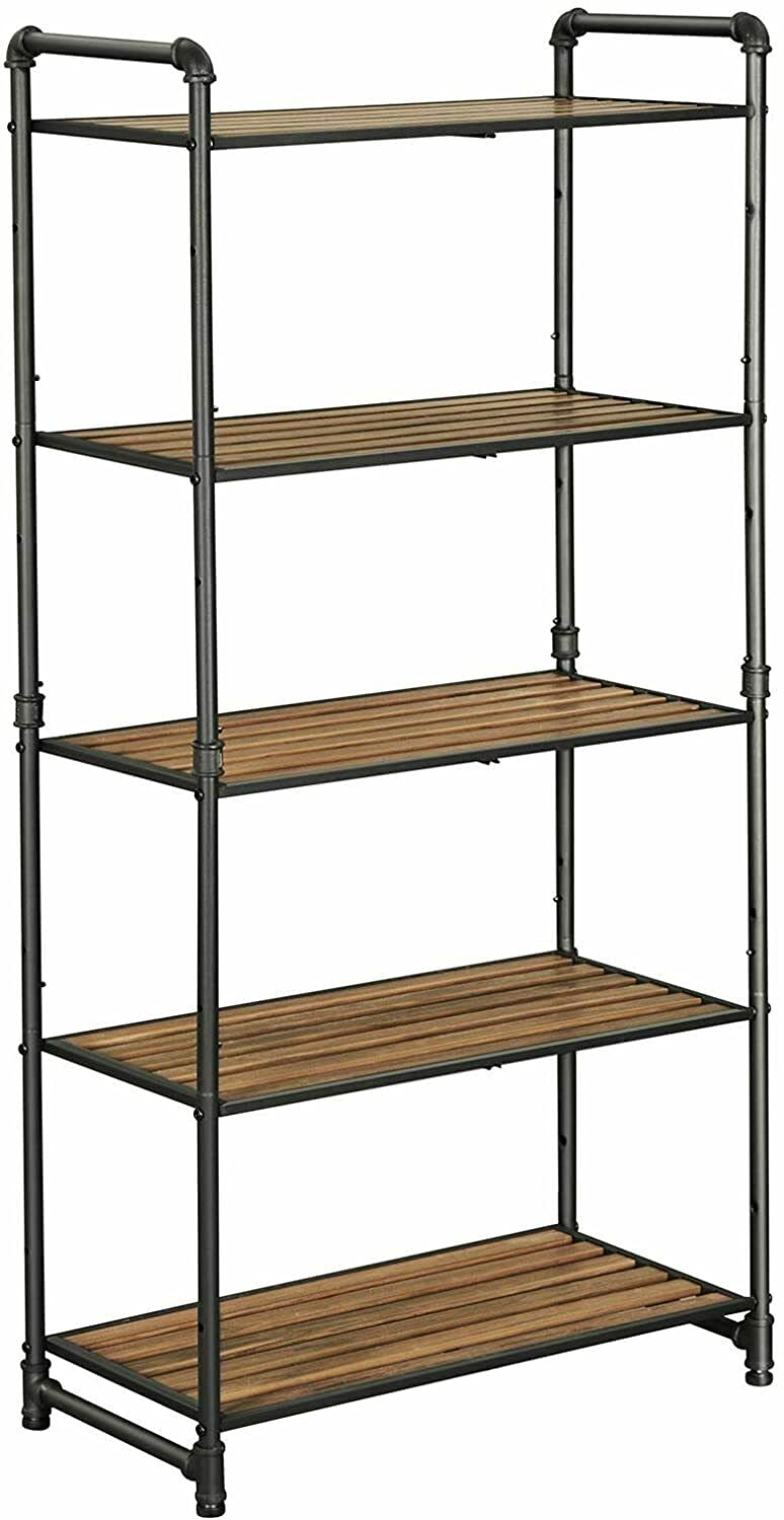 3-Tier Kitchen Storage Rack - Black Metal Shelving Unit for Microwave, Spices, and Pantry Organization - Perfect for Small Spaces, Countertops, and Kitchen Organization