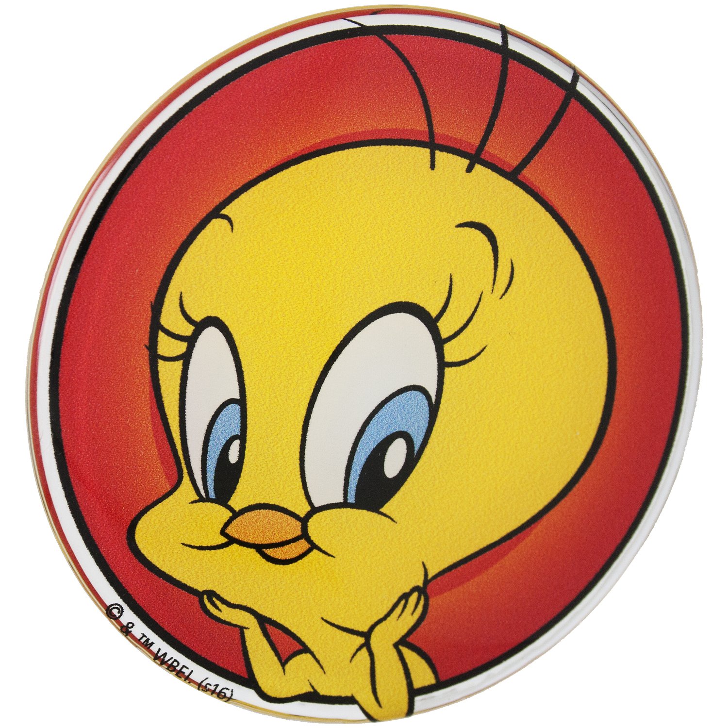 Looney Tunes Tweety Bird 3D Car Emblem Sticker - Domed/Multicolor/Chrome Finish - Waterproof Decal for Cars, Trucks, Motorcycles, Laptops & Phones - Perfect for Personalizing Vehicles, Tech Devices & Windows