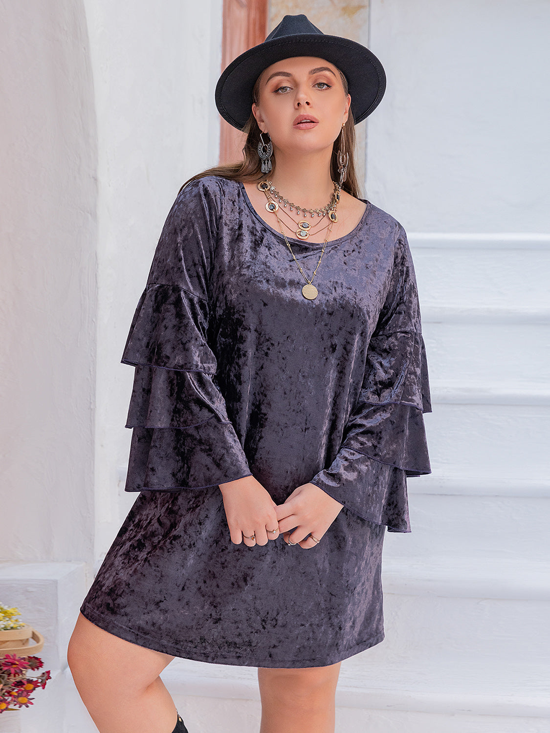 Plus Size Party Mini Dress for Women - Flirty & Fun Cocktail Dress for Night Out, Club, Date Night | Comfortable & Stylish