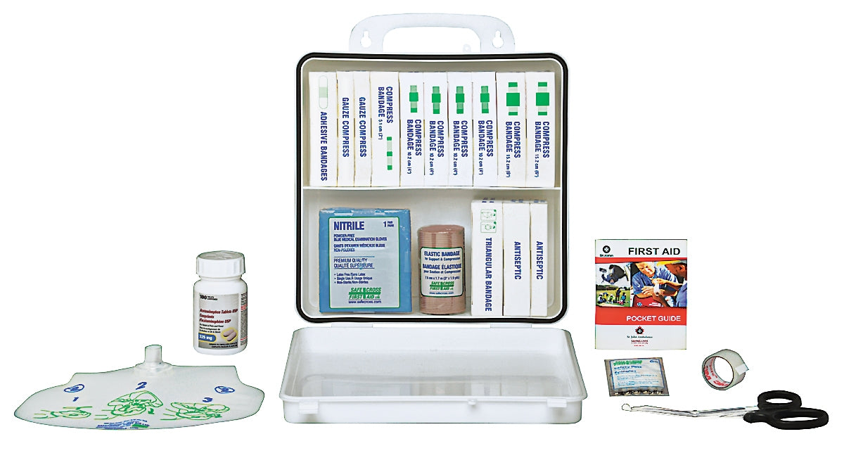 Federal Maritime Small Vessel First Aid Kit - Standard Plastic Waterproof Emergency Medical Supplies for Boats, Yachts & Marine Safety | Perfect for Onboard Emergencies & Coast Guard Compliance
