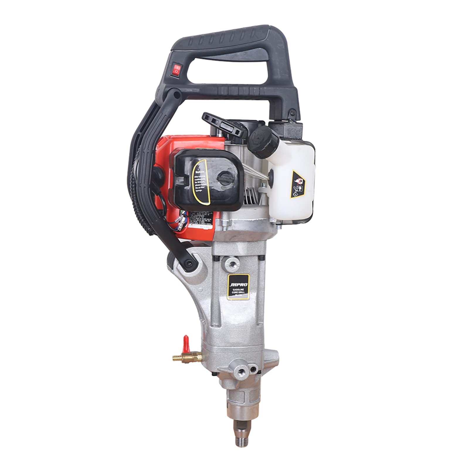 33cc Gasoline Core Drilling Machine - 2-Stroke Gas Powered Diamond Concrete Drill with 1000W Single Cylinder Engine | Handheld Wet Drill for Construction, Masonry & Renovation Projects | Perfect for Concrete, Brick & Stone Drilling