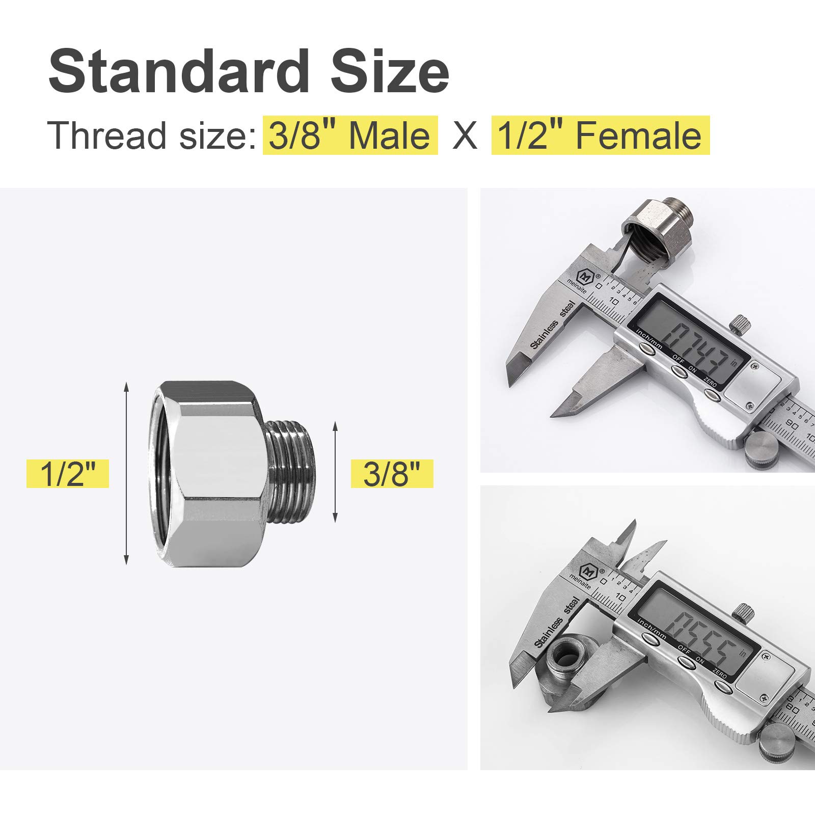 Stainless Steel Pull Down Sprayer Kitchen Faucet - Brushed Nickel High Arc Single Handle Single Hole Sink Faucet with 3/8” to 1/2” Adapter & 10