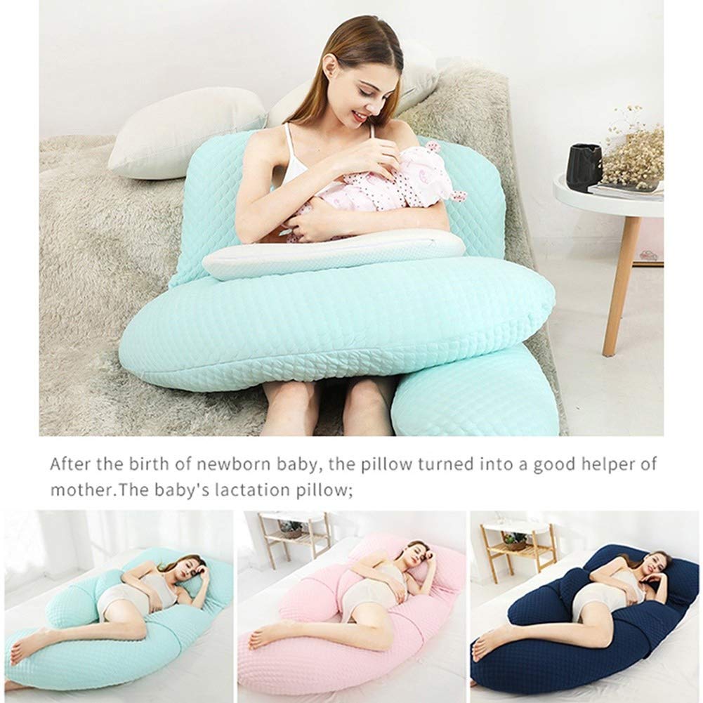 U-Shaped Maternity Body Pillow for Pregnant Women - Full Length Pregnancy Support Pillow with Removable Cover for Back, Hips, Legs & Belly Relief - Perfect for Sleeping, Nursing & Comfort During Pregnancy