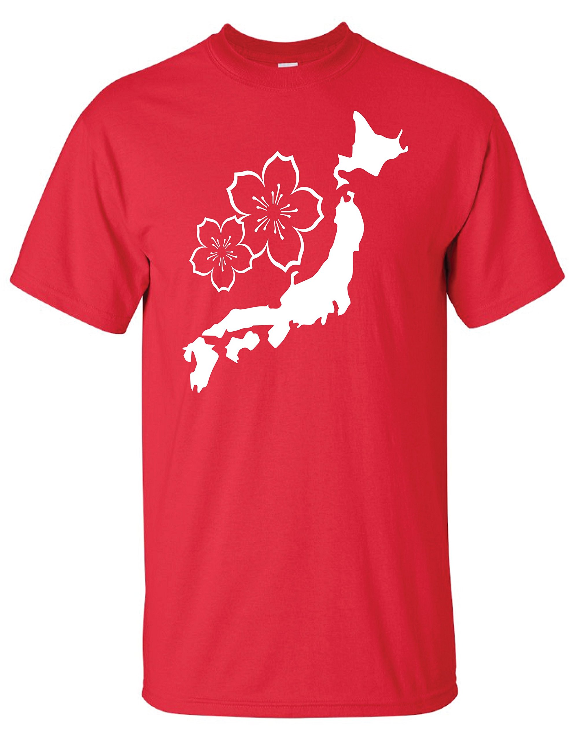 Japan Inspired Red T-Shirt for Men & Women - Stylish Casual Wear for Everyday Outfits & Street Fashion