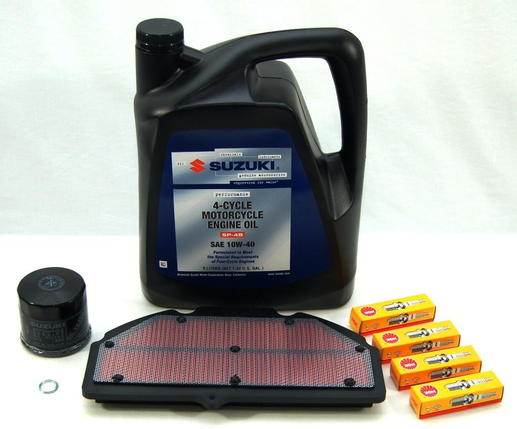 Suzuki GSXR1000 OEM Tune Up Kit for 2009-2011 GSXR Gixxer 1000 Motorcycle - Complete Maintenance Set for Performance & Engine Care