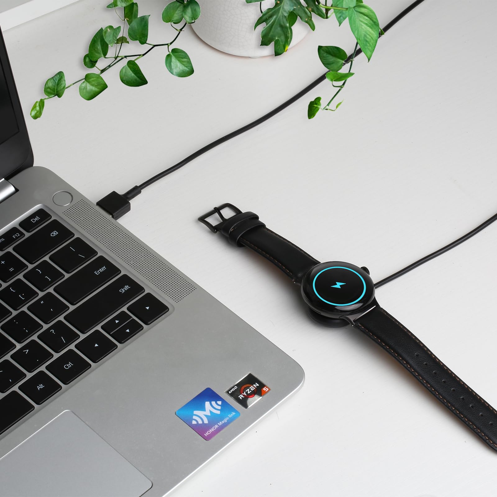 Google Pixel Watch 2 Charger 2 Pack - 3.3ft USB Magnetic Charging Stand with Cable | Replacement Charger for Google Pixel Watch 2 | Perfect for Home, Office & Travel Use
