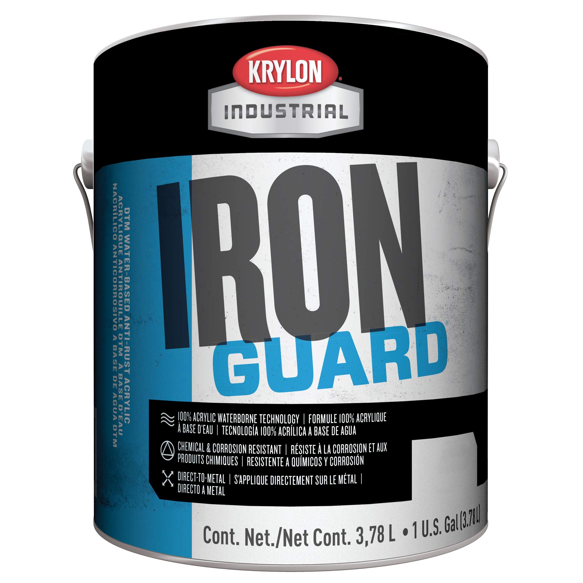 Acrylic Enamel Iron Guard Coating - High-Performance Yellow Paint for Metal Protection | Ideal for Automotive, Industrial & DIY Projects
