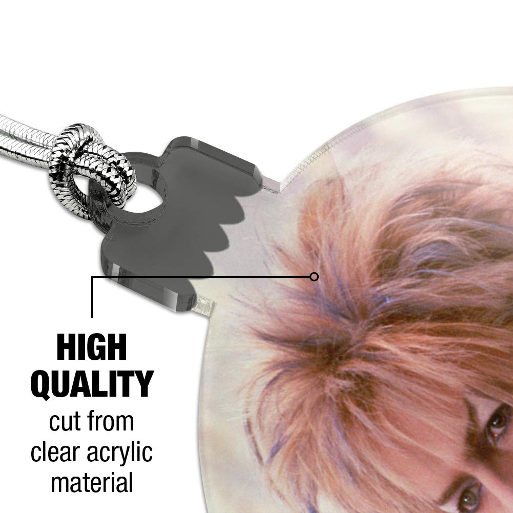 David Bowie as Jareth from Labyrinth Acrylic Christmas Tree Ornament - Unique Holiday Decor for Bowie Fans, Goblins Movie Lovers & Fantasy Themed Parties
